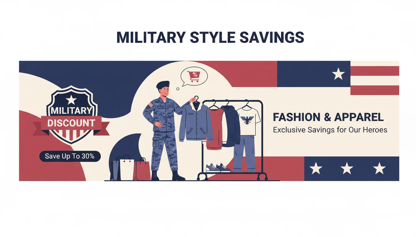 Fashion and Clothing Military Discounts 2026