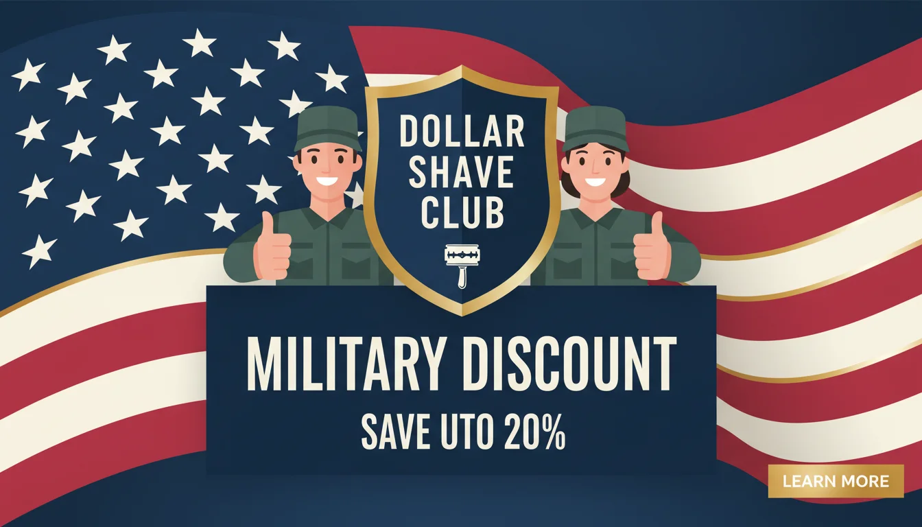 Dollar Shave Club Military Discount