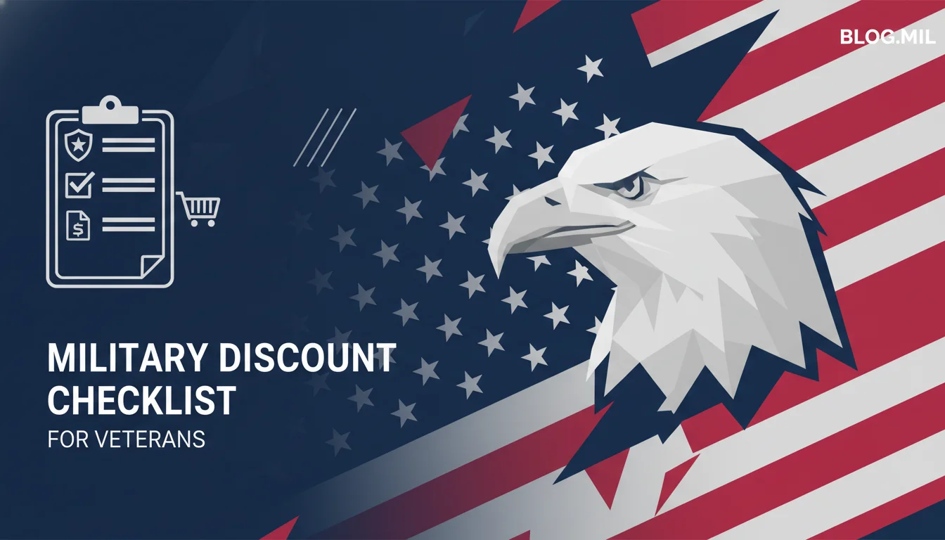 Military Discount Checklist 2026